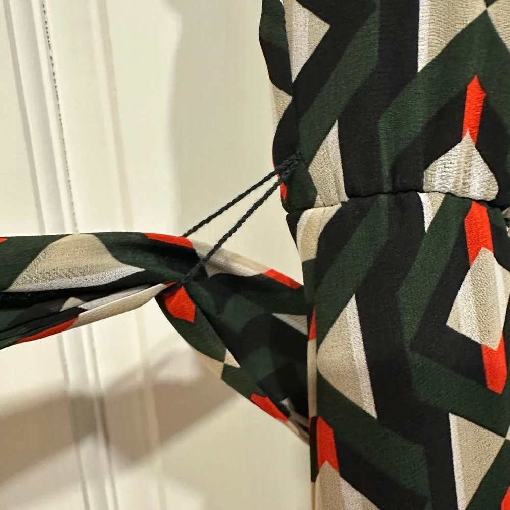 Calvin Klein Geometric Maxi Dress, Size 12 - Picture 10 of 14